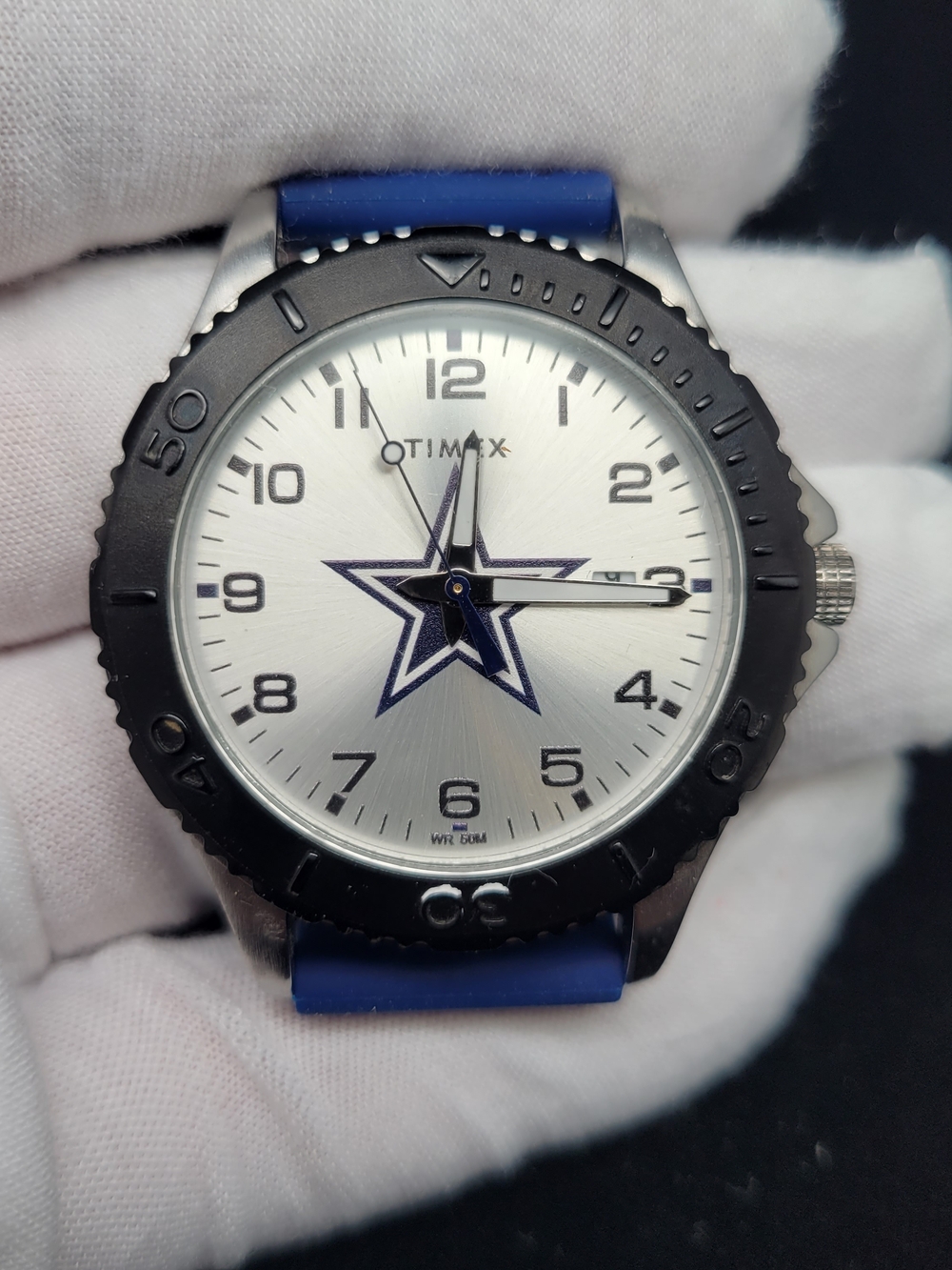 Timex Dallas Cowboys Watch | Silver Dial | WR50M | Quartz